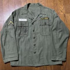 一点物！ us army OG-107 ユーティリティシャツ 50s 実物 - メルカリ