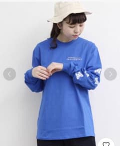 didizizi ロングスリーブTシャツ ブルー ちょうちょのサムネイル