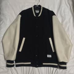 WACKO MARIA スタジャン ブラック ホワイトのサムネイル