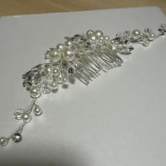ブライダル　ヘッドドレス　ヘアアクセサリーのサムネイル