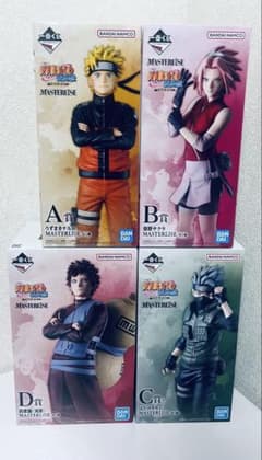 一番くじ NARUTO A賞 ナルト B賞 サクラ C賞 カカシ D賞 我愛羅のサムネイル