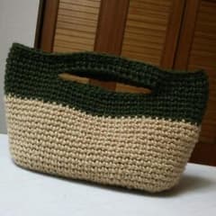 麻ひもバッグ〈ハンドメイド〉のサムネイル
