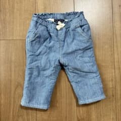 GAP baby デニムパンツ 裏ボア 3-6monthsのサムネイル