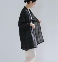 ジャケット・アウター evam eva linen ramie robe random check evam eva linen ramie robe random check - メルカリ