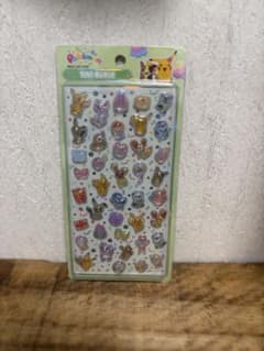 韓国限定 ポケモンシール ポケモン バブルステッカー 3D