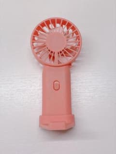 スマホも置けるハンディファン ピンク ※電池別のサムネイル