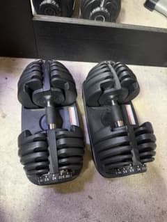 可変式ダンベル 24kg 2個セット（引き取り限定） - メルカリ