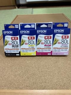 EPSON 純正インク 80L 増量 4色セット - メルカリ