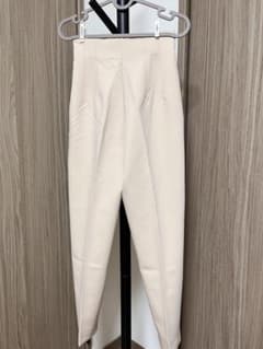 ZARA ハイウエストパンツ ベージュ XSのサムネイル