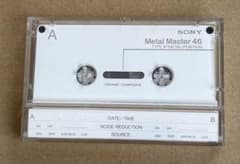 初期化済】SONY Metal Master 46 カセットテープ - メルカリ