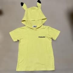ポケモン フード付きTシャツ 130cm イエローのサムネイル