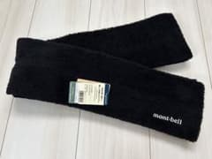 ハチ様専用　新品未使用mont-bell　モンベル　クリマエアマフラー　ブラックのサムネイル