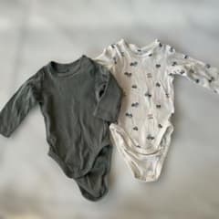 H&M オーガニックコットン ボディスーツ 6枚セットのサムネイル