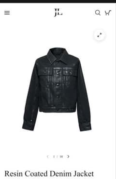 jentlouis Resin Coated Denim Jacket 値下げ Jentlouis Resin Coated Denim Jacket - メルカリ