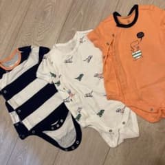 GAP　ロンパース3枚セット　半袖　60〜70cm 男の子のサムネイル