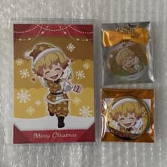 鬼滅の刃 我妻善逸 2021 クリスマス 缶バッジ オーナメント ポスト