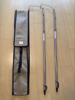 Snow Peak Lantern Stand　Two pile drivers with case.