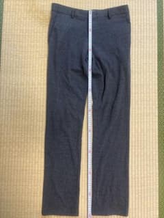 グレー ウールブレンド ドレスパンツのサムネイル