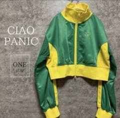 【定価7920円】CIAO PANIC トラックジャケット 長袖 緑黄 美品級