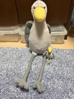 ハシビロコウのぬいぐるみのサムネイル