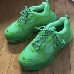 BALENCIAGA グリーン クリアソール 43のサムネイル