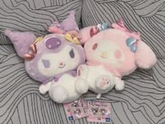 マイメロディ・クロミ　リボンがいっぱいBIGぬいぐるみ～パステル～★2点セット★