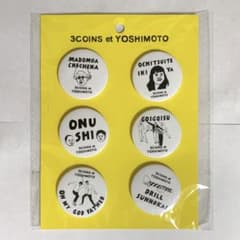 3COINS よしもと 缶バッチ6Pセットのサムネイル
