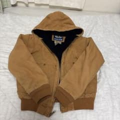 Walls フード付きジャケット ブラウン