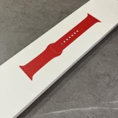 【未使用】Apple Watch 純正 レッドスポーツバンド 45mmのサムネイル