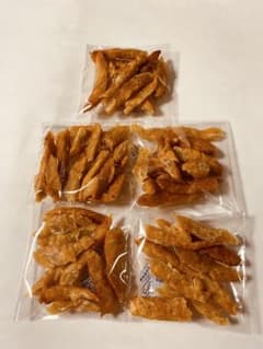ワンニャン用無添加鶏ささみジャーキー20㌘6袋 Miku1114専用のサムネイル