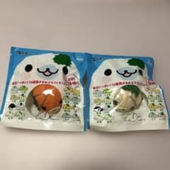 十六茶 オリジナルまめゴマ マスコット ボールチェーン 非売品 2個