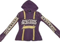 Hysteric Glamour メッシュフーディー　パープル Hysteric Glamour メッシュフーディー パープル - メルカリ