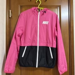 NIKE ウィンドブレーカー ピンク×ブラック - 3