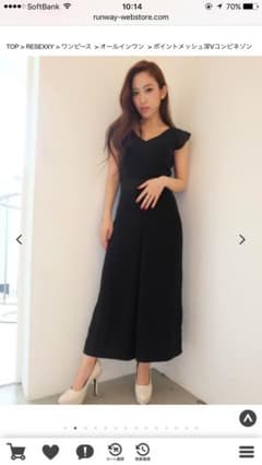 リゼクシー ポイントメッシュ深Vコンビネゾンのサムネイル