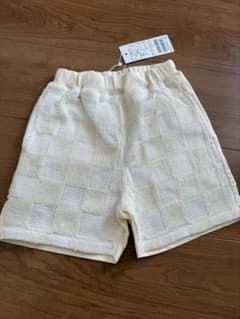 スクエア刺繍ハーフパンツ 90