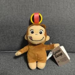 おさるのジョージ ぽってりカラビナ付マスコットのサムネイル