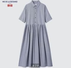 ユニクロ　イネス　タックワンピース　sのサムネイル