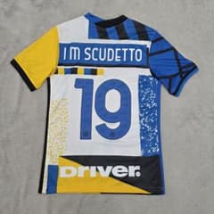 【未使用】インテルナツィオナーレ・ミラノ　スクデット記念ユニフォーム　S　ナイキ 未使用】インテルナツィオナーレ・ミラノ スクデット記念ユニフォーム