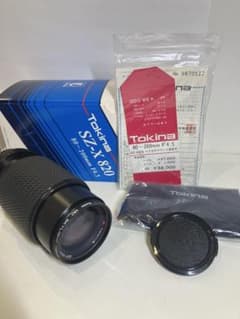 미품 Tokina 80-200mm F4.5 줌 렌즈 부속품 완비