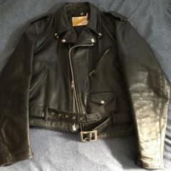 美品 ショット ダブルライダースジャケット618 42のサムネイル
