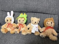 レクサス 干支 テディベア 4体セット ぬいぐるみ 非売品 レクサス 干支 テディベア 4体セット ぬいぐるみ 非売品 - メルカリ