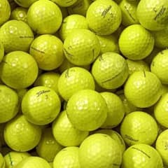 33】ロストボール タイトリスト PRO V1x 年式混在 イエロー20個 B