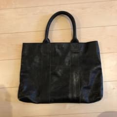 本革　トートバッグ　黒のサムネイル