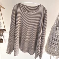 ボーダーロングＴシャツ　zara  dholic  iena  nuguのサムネイル