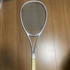 ソフトテニスラケット ナノフォース8v白 - メルカリ