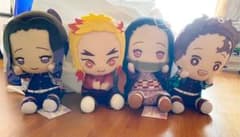 鬼滅の刃 ぬいぐるみ でっかいぽふっとぬいぐるみ 4点のサムネイル