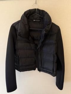 【Ells様専用】ZARA ブラック ダウンジャケット風アウターのサムネイル