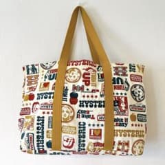 【希少品】【入手困難】ヒステリックグラマー　LABORATORY総柄トートバッグ 希少品】【入手困難】ヒステリックグラマー LABORATORY総柄トート