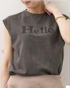 MADISONBLUE マディソンブルー　HELLO NOSLEEVE TEEのサムネイル