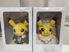 新品】ポケモン ピカチュウ ウェディング ぬいぐるみ ペアセット